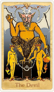 Der Teufel Tarotkarte 🥇